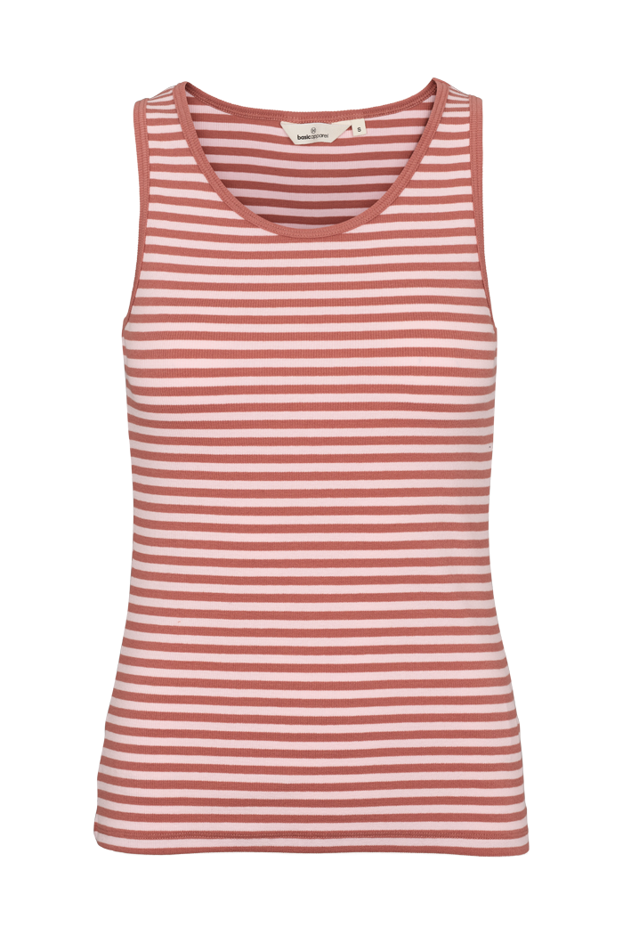 Basic Apparel Ludmilla Tank Toppe 784 cedar wood / Rose shadow